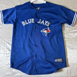 Toronto Blue Jays Reyes #7 Majestic Genuine Merchandise Jersey Blue